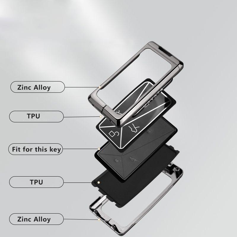 For Avatr 11 Avatar 12 Max Ultra   Accessories Zinc Alloy Car Key Case Fob Keychain Remote Cover Bag Shell Housing Ring