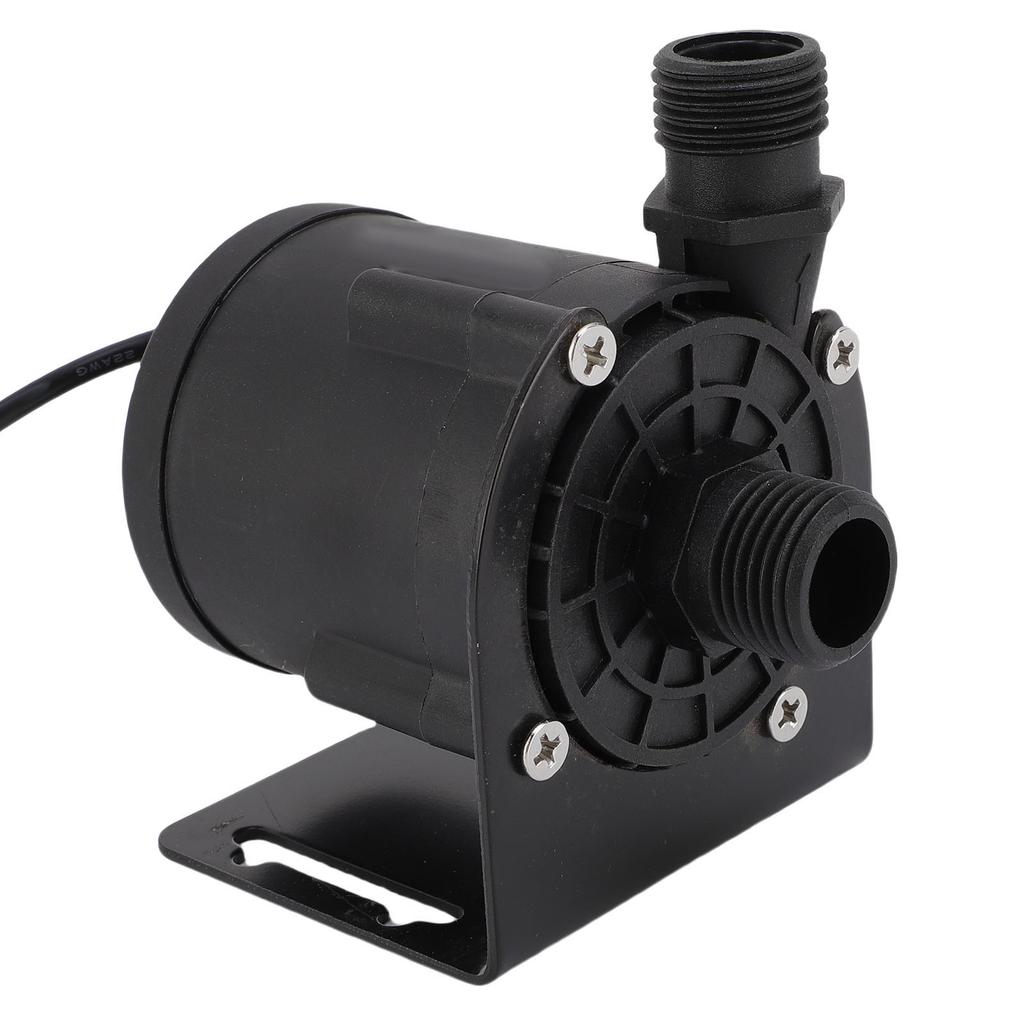 Submersible Pump High Temperature Resisting Circulation Water Pump G1 2 Thread 13 Meter Lift 24L Min Flow Rate 2A 48W