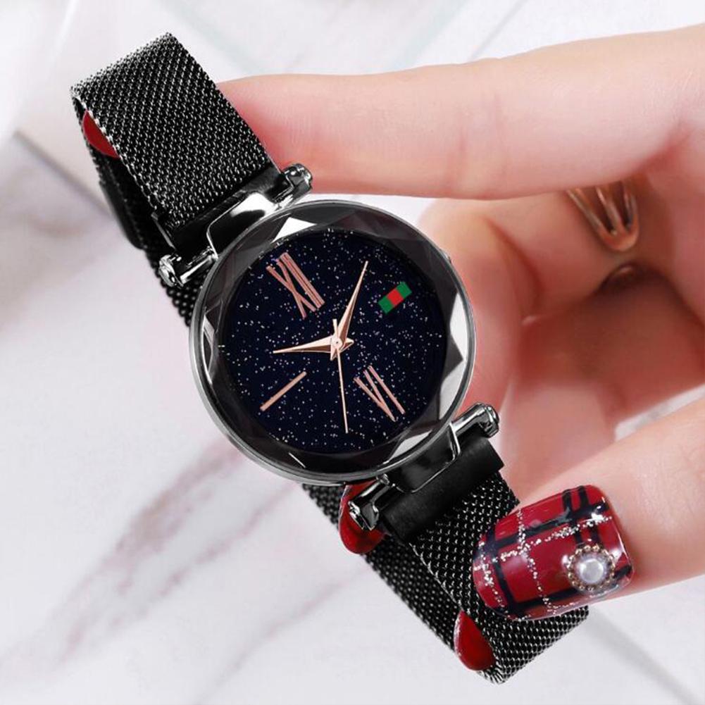 Women Fashion Starry Magnetic Metal Watch