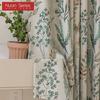 1PC Nuan Series Natural Hand-painted Printed Curtains Nordic Ins Style Blackout Curtains for Bedroom Living Room Balcony Window for Home Decor