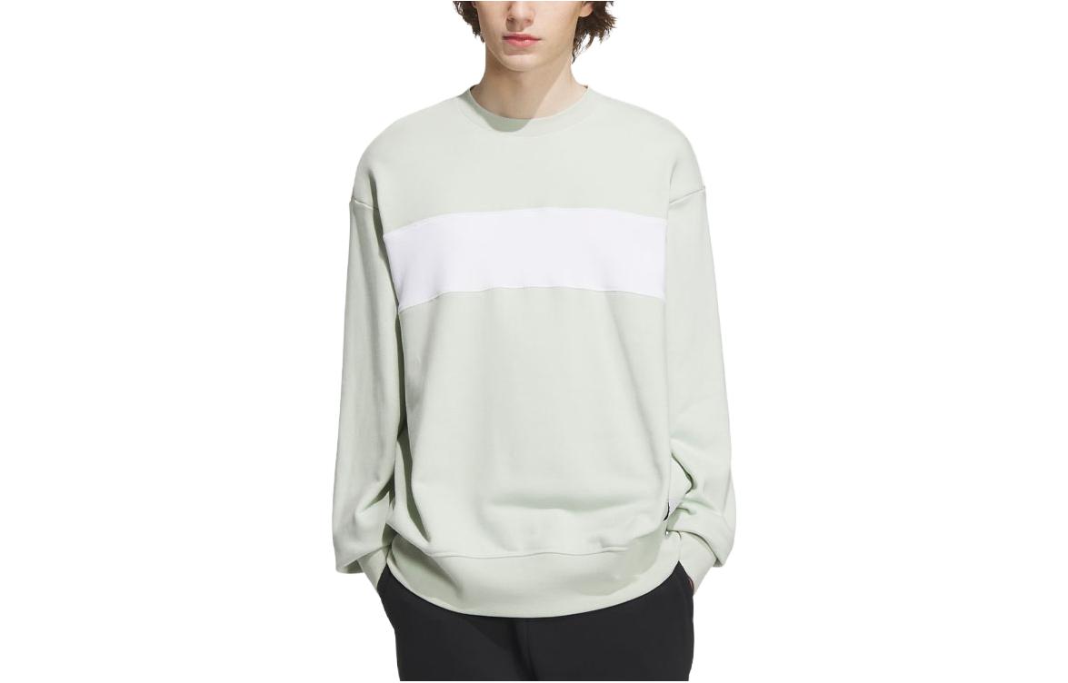 Adidas Sweatshirts Unisex Linen Green Crew Neck Moderate Other IT6394 XXL