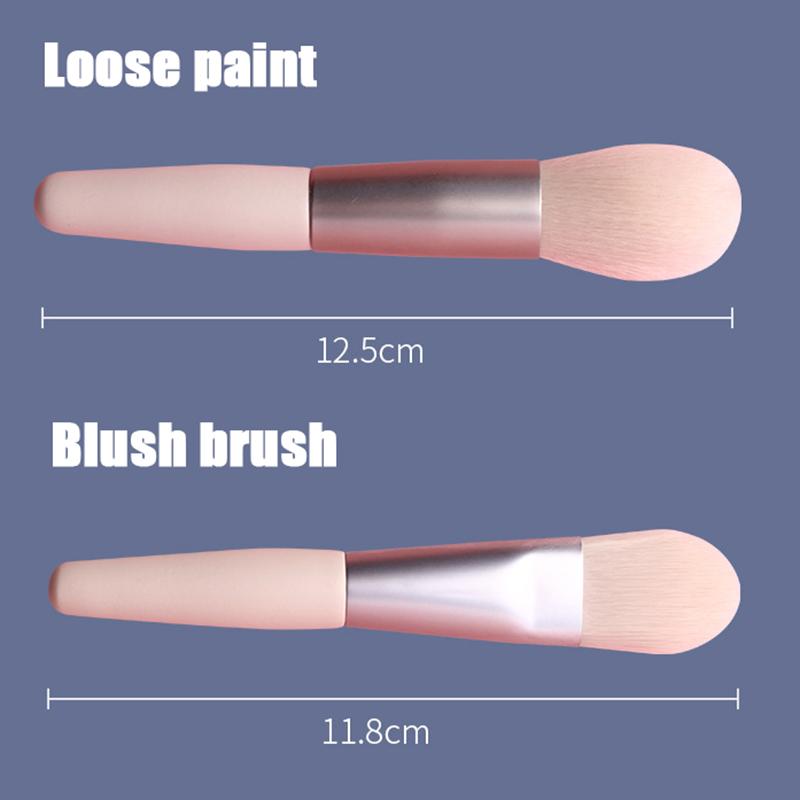 8 Makeup Brushes Eye Shadow Foundation Powder Eyelash Lip Concealer Blush Brush