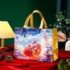 Christmas Santa Claus Non-Woven Gift Bag - Festive Cross-Border Handbag