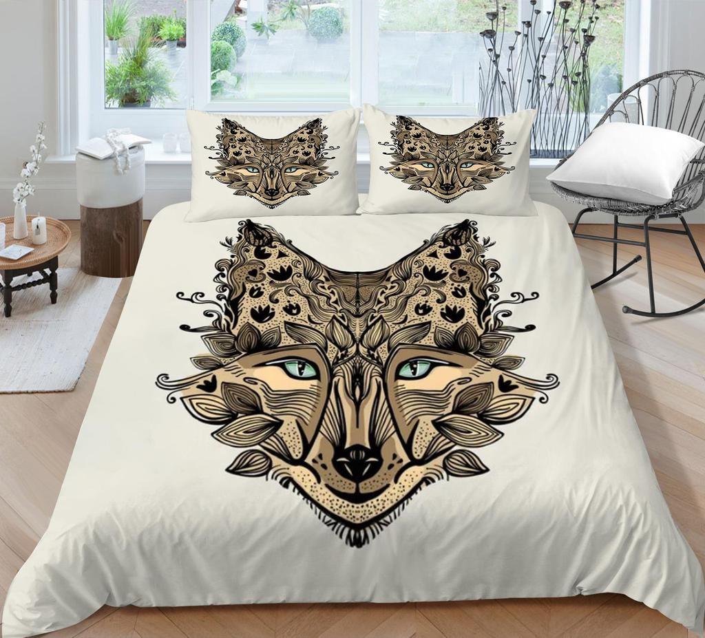 3D Bettwäsche Set Bettdecke Quilt Abdeckungen Kreative Böhmischen Kissenbezug Tröster Bettbezug Hause Bettwäsche