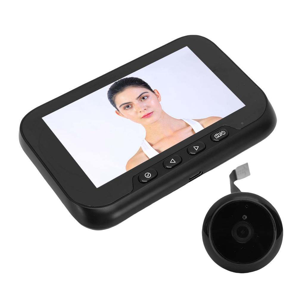Video Peephole Camera 1080P 135 Degree Wide Angle 4.5 Inch Color Screen Motion Detection Digital Door Eye Viewer for