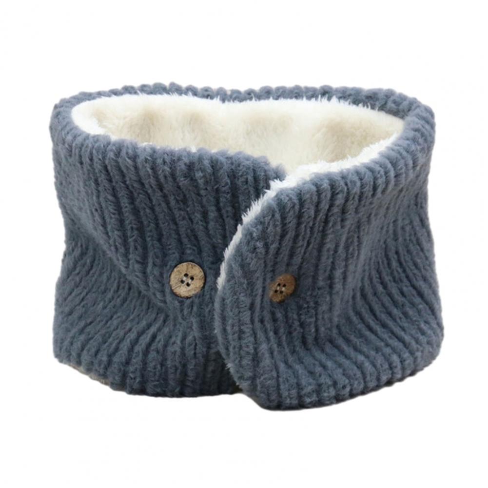 Hřejivá šála Unisex šála Útulná zimní šála pro muže ženy Měkký fleecem podšitý nákrčník se zapínáním na knoflíky pro pohodlí v počasí