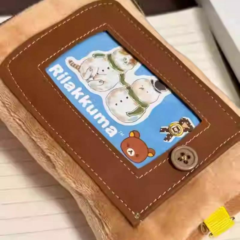 Rilakkuma Coin Purse,Portable Storage Bag For Keys, Id Card, Bank Card, Cute Pendant Kawaii Girl'S Birthday Valentine'S Day Gift