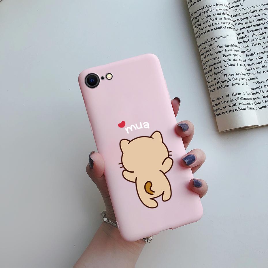 

For Apple iphone SE 2020 Case Silicone Cute TPU Soft Phone Case for iPhone SE 2 4.7 2020 SE2 back Protector Bumper Cover Cases iPhone SE 2020 синий