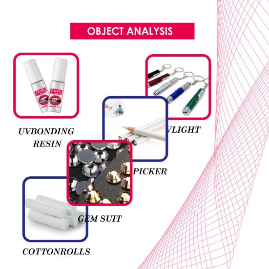 1 Set Kit Bijuterii Faux Gem pentru Dinte Finisaj Lucios Strălucitor Adeziv Decorativ Ornament Ferm pentru Dinți cu Lumină UV Kit DIY Bijuterii Faux Gem Frumusețe Dinte pentru Fete