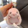Mink plush bunny plush pendant, keychain bag pendant, doll doll pendant, car key