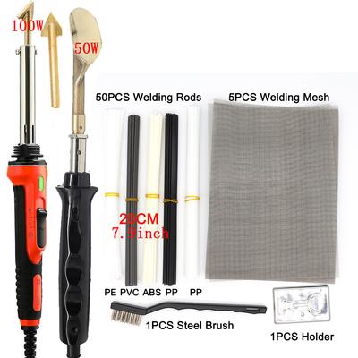 110V US Plug Car Bumper Repair Plastic Welding Machine Welding Repair Tool Portable Soldering Iron Electrode Welding Mesh