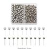 4mm Round Head Quilting Pins With Storage Case 200/500/900Pcs Colorful Sewing Positioning Pins For Dressmaking Quilting 3XUF