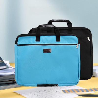 Student Briefcase Bag with Zipper for Office, Meetings & Storage - Custom Logo Printing Available