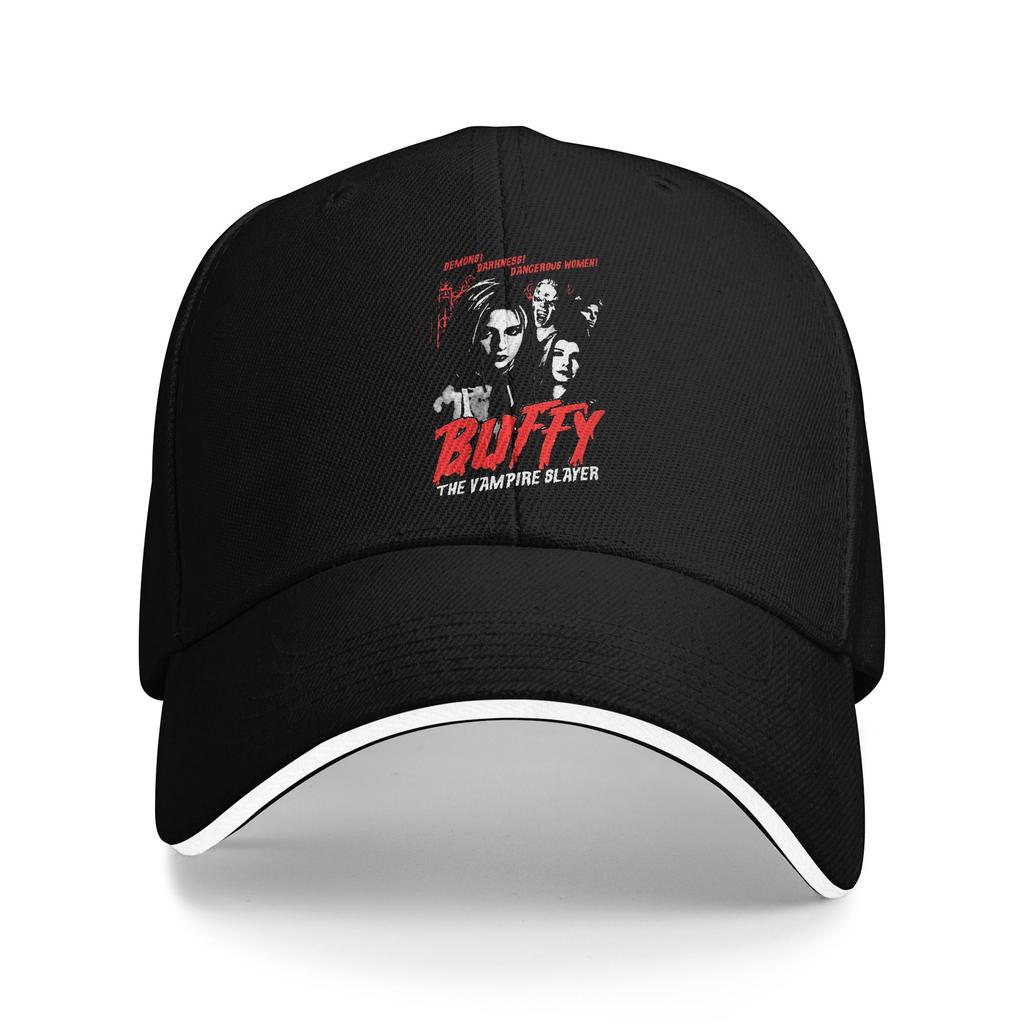 Splatter Buffy Buffy the Vampire Slayer Baseball Cap Popular Sandwich Hat for Unisex Women Adjustable Sun Hat Outdoor