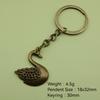 Elegant Swan Jewelry Keychain Pendant