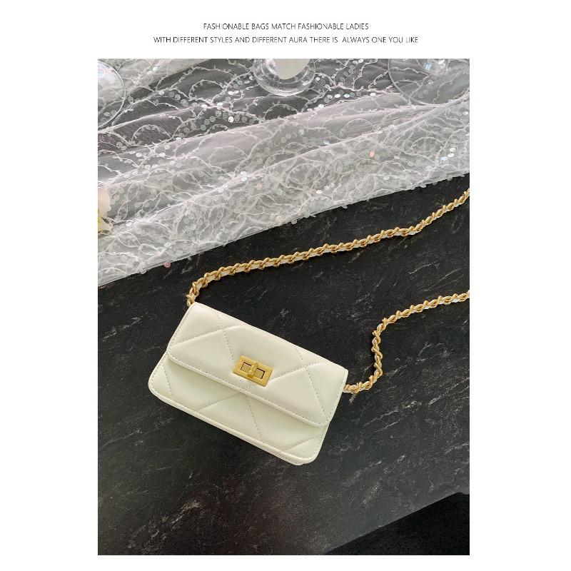 Mobile Phone Bag Women's New Trendy Diamond Niche Chain Bag Shoulder Crossbody Small Bag