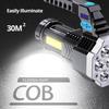 Vysoce výkonné dobíjecí LED svítilny 7LED kempingová svítilna s COB bočním světlem lehké venkovní osvětlení ABS materiál
