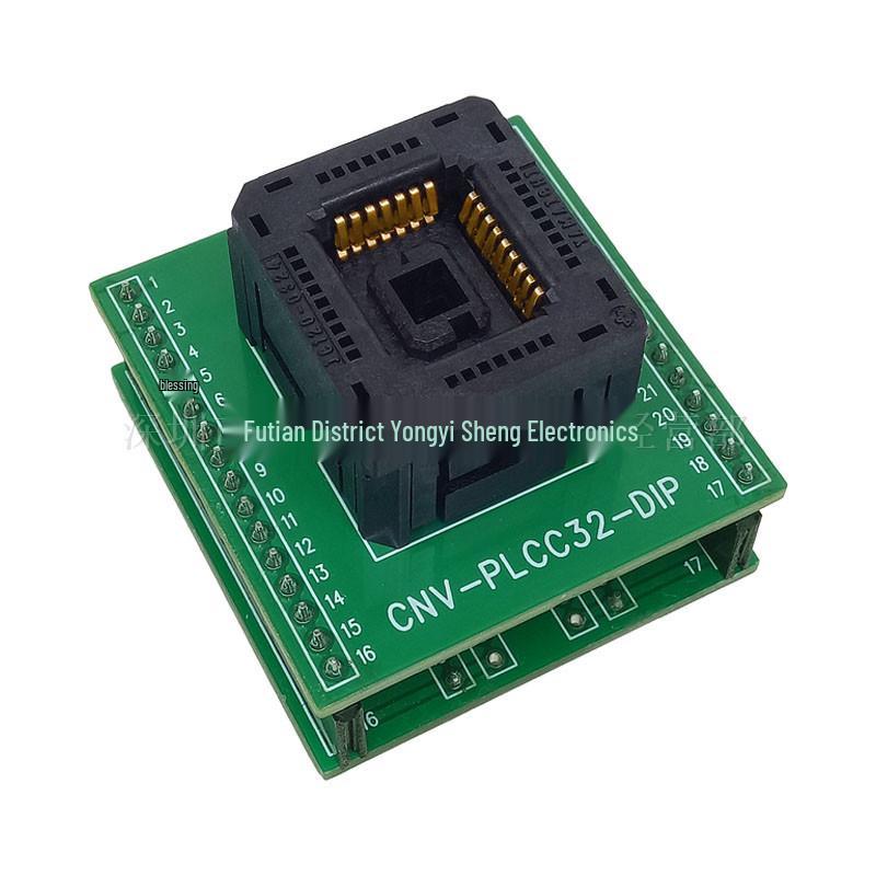 YAMAICHI PLCC32/DIP Spring-loaded IC Burn-in Test Socket IC120-0324-309