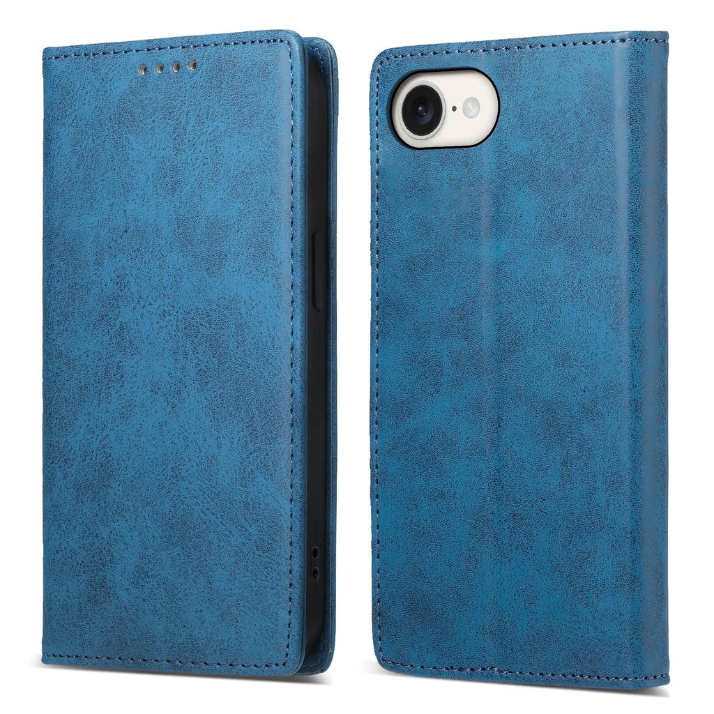 For iPhone 16e Case RFID Blocking PU Leather Magnetic Closure Flip Phone Cover