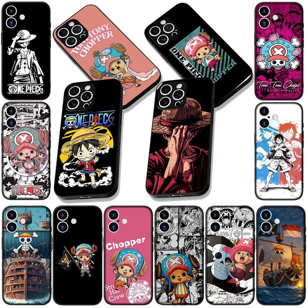 Soft Cover for Apple iPhone 17 16 14 15 Pro Max Plus 15+ 16E XR ProMax Air 16+ Casing Phone Case Tony Chopper One Luffy Pieces