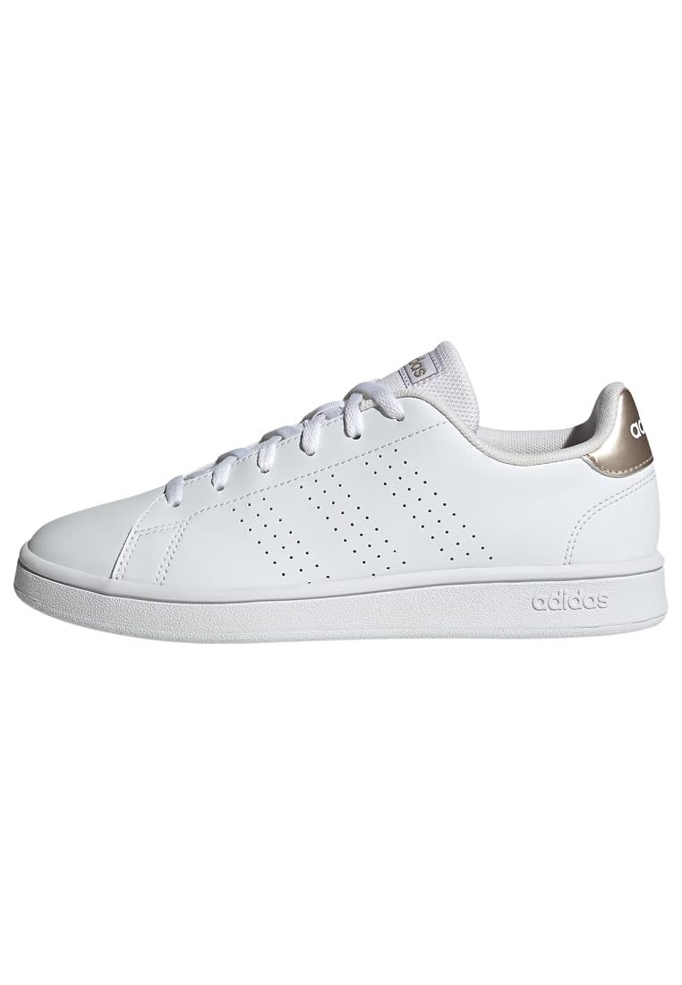 Adidas Advancourt Base LYV12 Footwear Metallic Size cm Women s Sneakers, White/Footwear White/Champagne (IG5321), 23.5