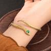 Elegant Ladies Snake Bracelet Adjustable Open Bangle Party Wear Bracelet Suitable for Distinctive Fashion Statements