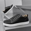 Men's 2025 Spring Trend Rivet Sneakers - Stylish, Niche, Low-Top Design.