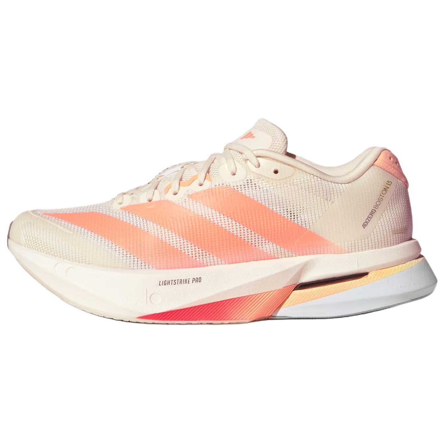 (WMNS) adidas adizero Boston 13 Off White Beam Orange Women s JP9249 EU 36⅔