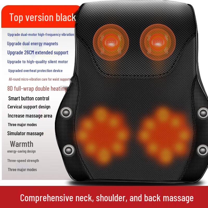 Enlong Heated Kneading Full Body Massage Pillow CN Plug (adapter Included)