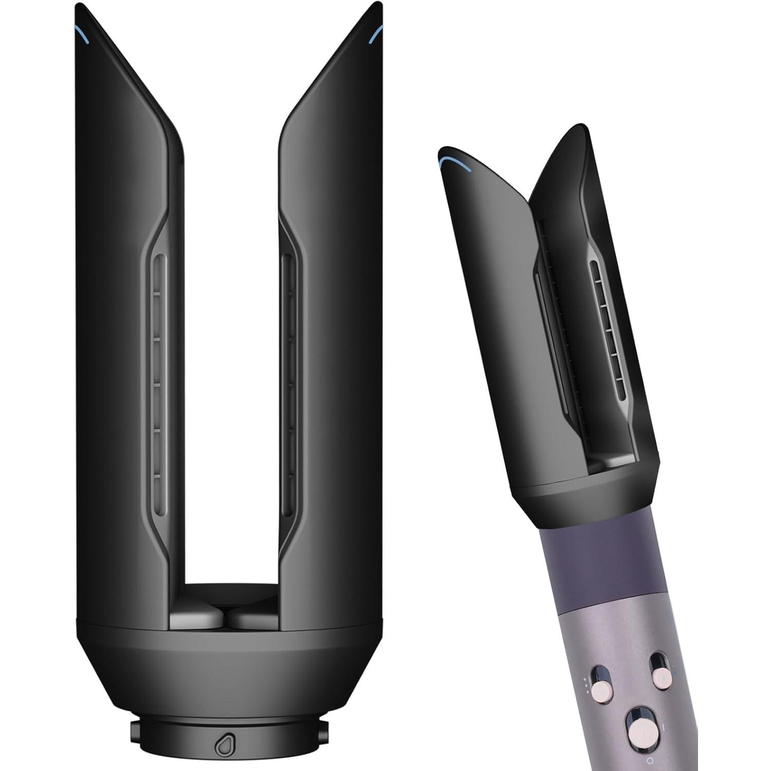 Hair Smooth Attachment Compatible with Dyson Airwrap HS01 HS05 HS08, Gentle Airflow Finishing Accessory for Dyson Air Wrap, Hair Straightener чёрный