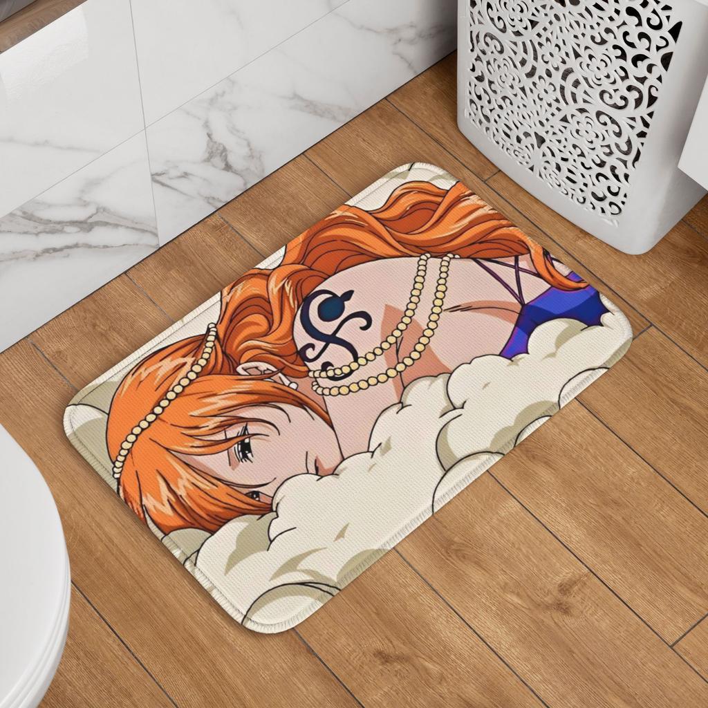 Custom Nami Doormat Non-Slip Entrance Welcome Kitchen Bathroom Floor Door Mat One P-Pieces Toilet Living Room Carpet Rug