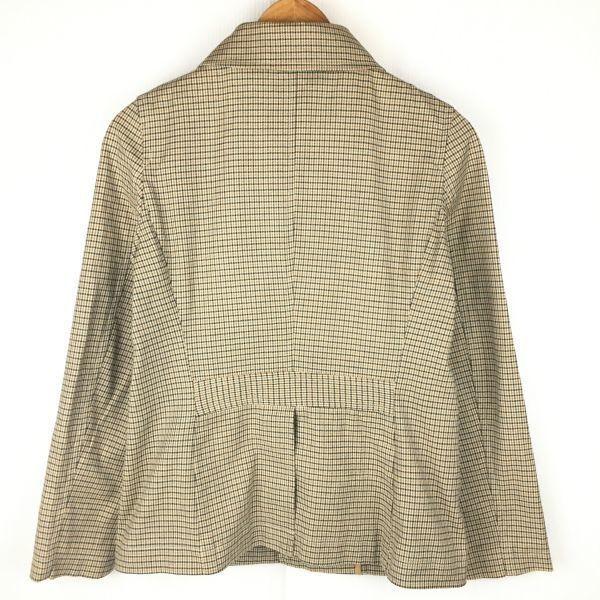 Rep Picknick Kort Jacka Brun Rutig M 38(BEGAGNAD)