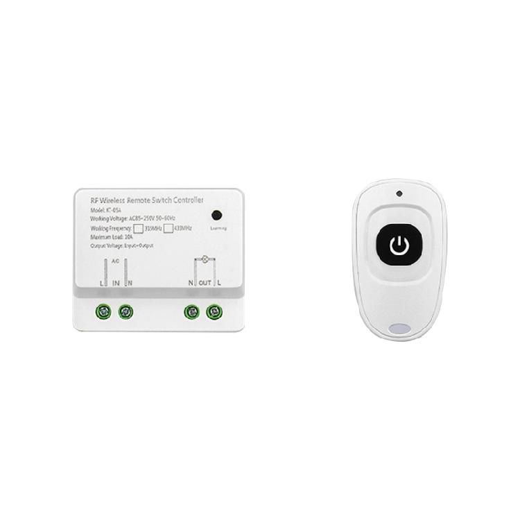 

Energy Saving Remote Operated Circuit Breaker Single Channel Switches Plastic Texture for Ceiling Fan LED Lighting