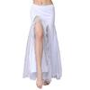 Belly Dance Skirt for Women,Dancing Skirt Belly Dancer Outfit,Sequins Slit Flowy Maxi Skirt Halloween Costume Gift