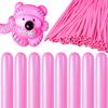 100 Stuks 260 Duidelijke Lange Ballonnen, Latex Draaibare Ballonnen voor Ballon Dieren, Bogen en Verjaardagsfeest Decoraties