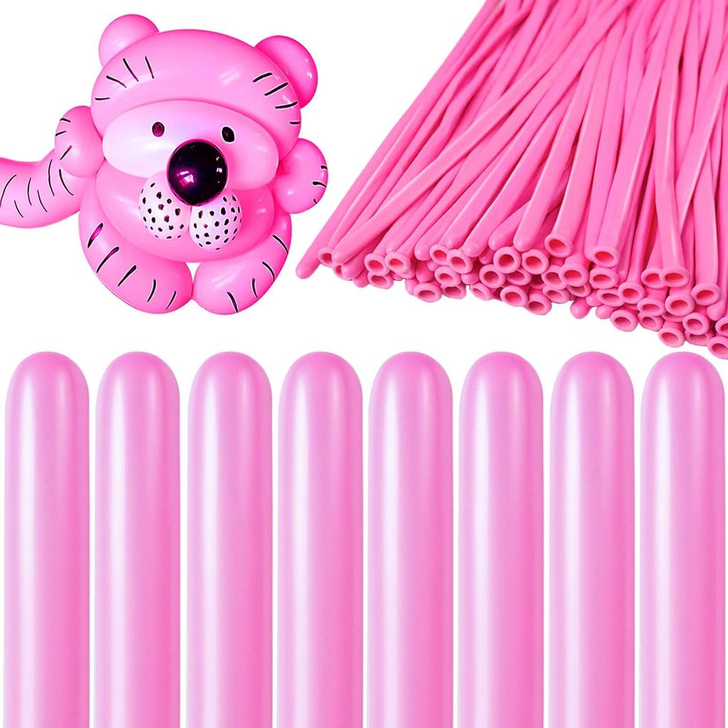 100 Stuks 260 Duidelijke Lange Ballonnen, Latex Draaibare Ballonnen voor Ballon Dieren, Bogen en Verjaardagsfeest Decoraties