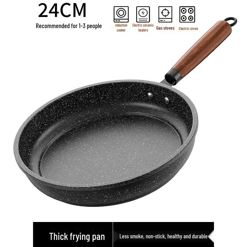

Maifan Stone Non-Stick Flat Frying Pan for Gas & Induction Cooktops