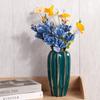 Luxury and High-end Gold Painted Ceramic Vase Flower Arrangement Simulation Living Room Decoration Home Decoration TV Cabin