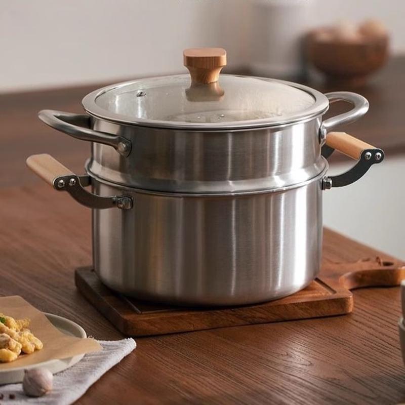 Zhi Shi 304 Stainless Steel Steamer Soup Pot