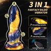 7-режимний вібратор-дилдо з поштовхами, величезний товстий анальний вібратор, пульт дистанційного керування, пташиний монстр-дилдо, пеніс на присоску, секс-іграшки для жінок