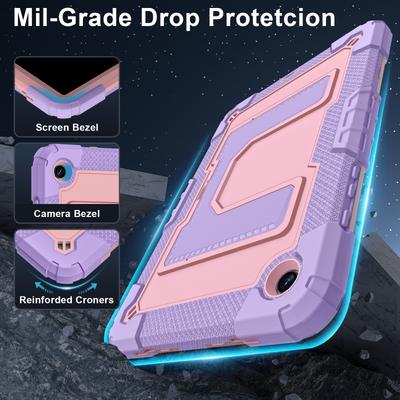 Case For Samsung Galaxy Tab A11+ A11 Plus 2025 11'' SM-X230 SM-X235 Heavy Duty Armor Stand Tablet Cover With Strap