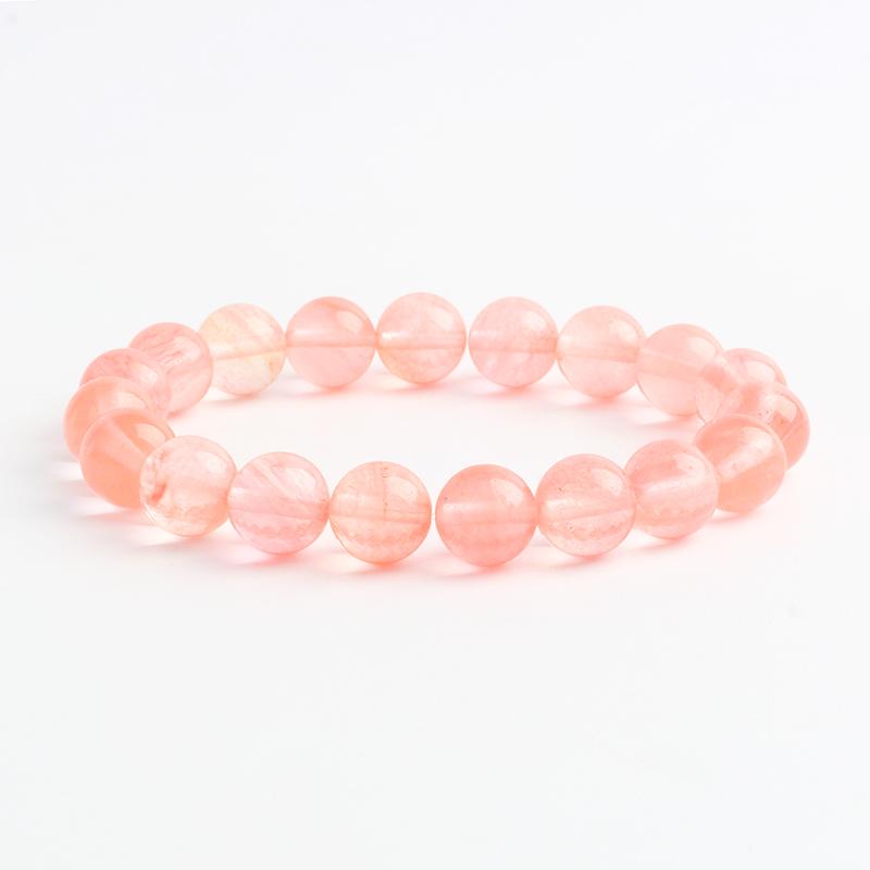 10MM Natural Stone Beads Bracelet Men 8MM Reiki Tiger Eye Agates Quartz Beaded Bracelets for Women Elastic Rope Handmade Jewelry