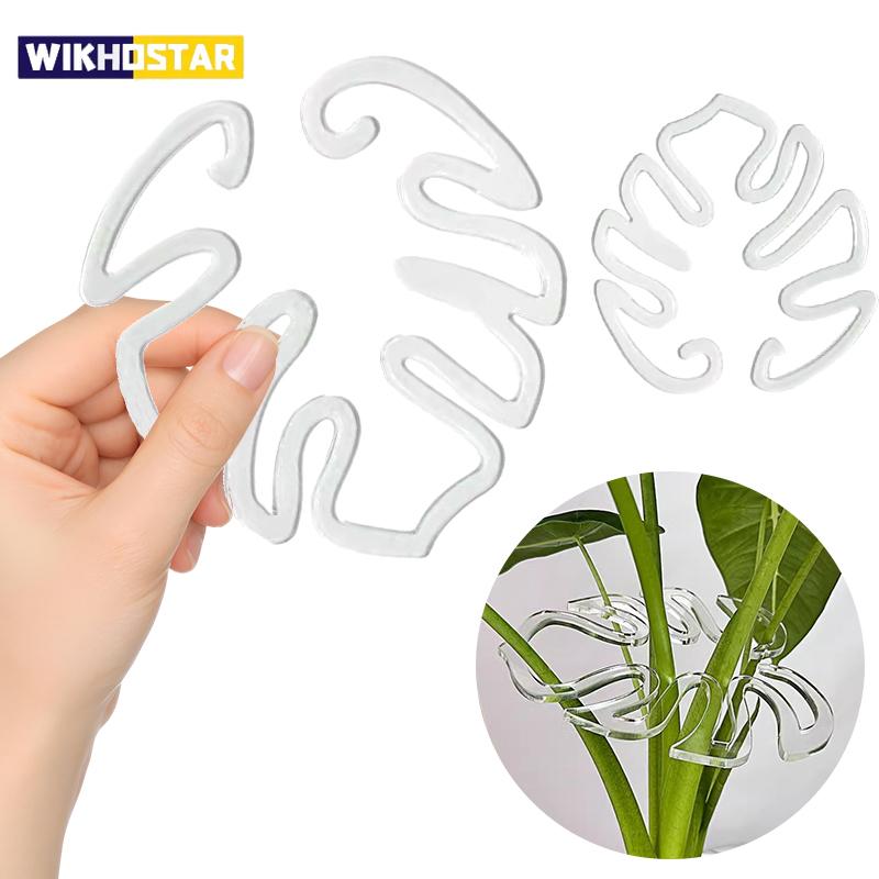 Monstera Shaped Plant Support Easy Installation Decorative Plant Stand Leaf Shape Plants Pole Sturdy Alloy Support Pile Garden