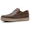 Clarks Hodson Series Top Layer Cowhide Fashion Breathable Comfortable Versatile Casual Shoes Men sneaker Brown 261721587
