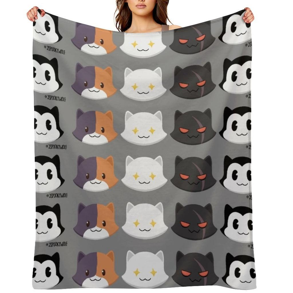 Miau Wurfdecke Decken für Baby Flanell Bettüberwürfe für Winter Decken