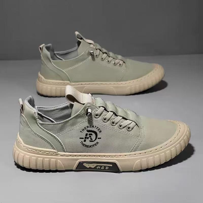 

Men s shoes sports shoes men s canvas shoes new fashion breathable men s casual shoes trend simple baseplate shoes men s shoes 41 зелений