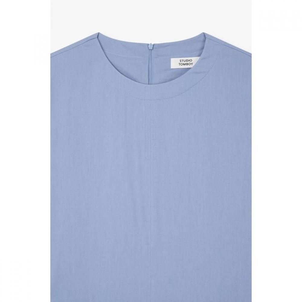 STUDIO TOMBOY Side Button Short Sleeve Dress 9106241211