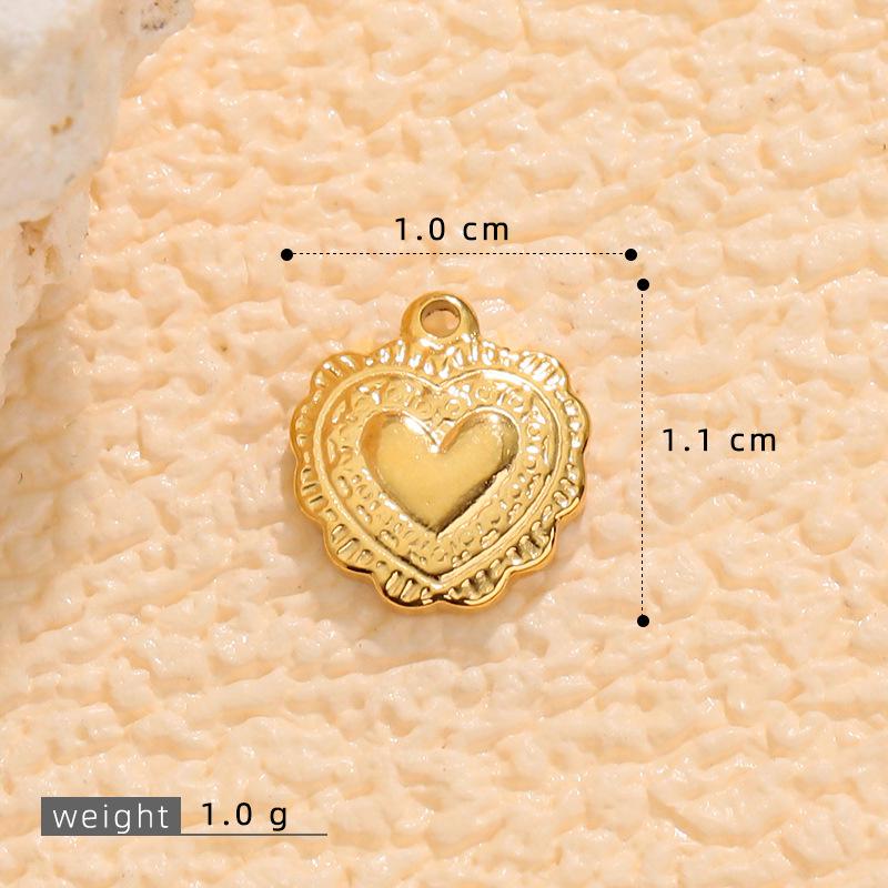 European & American Love Heart Pendant Earrings - Luxury Stainless Steel Titanium Jewelry for Women