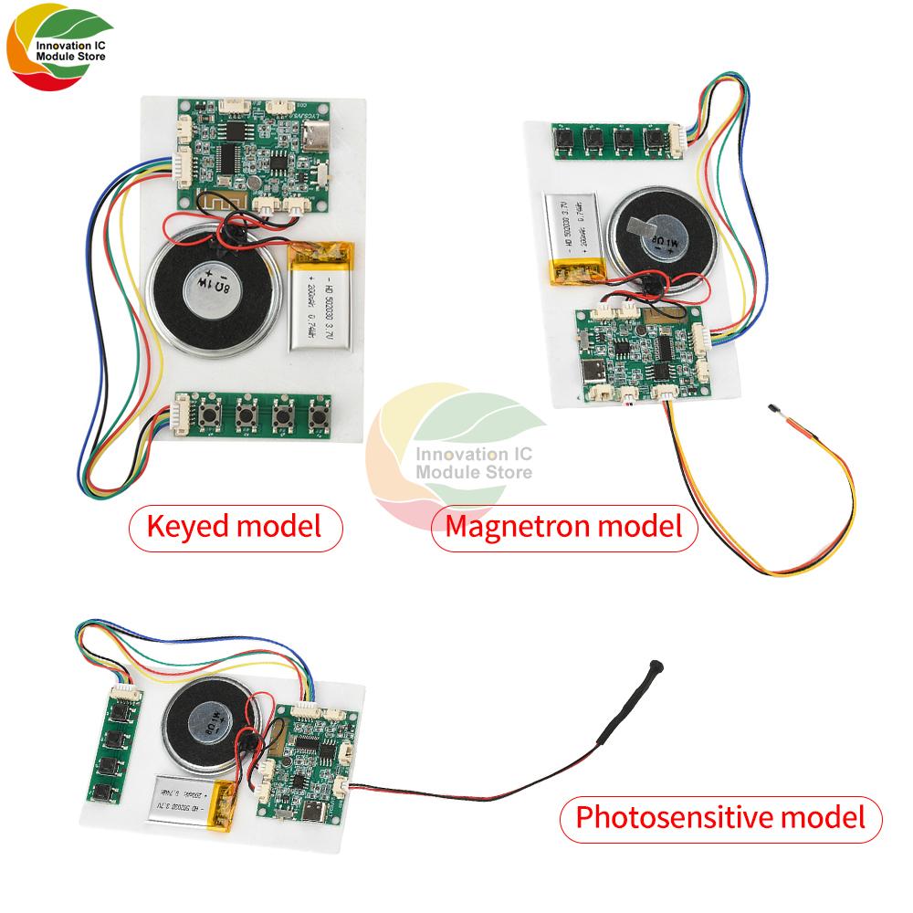 DIY Bluetooth Recording Module MP1 Decoding Board Module Recording Card Movement Module 8M Capacity TYPE-C MP1 Player