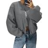 Damen S Neuer Chinesischer Stil Baseballjacke Reißverschluss Herbst Winter Mantel